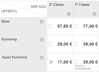 prezzi e offerte Italo Milano - Napoli
