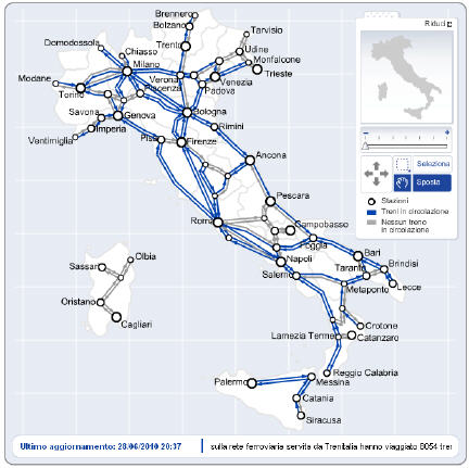 Treni italia in tempo reale