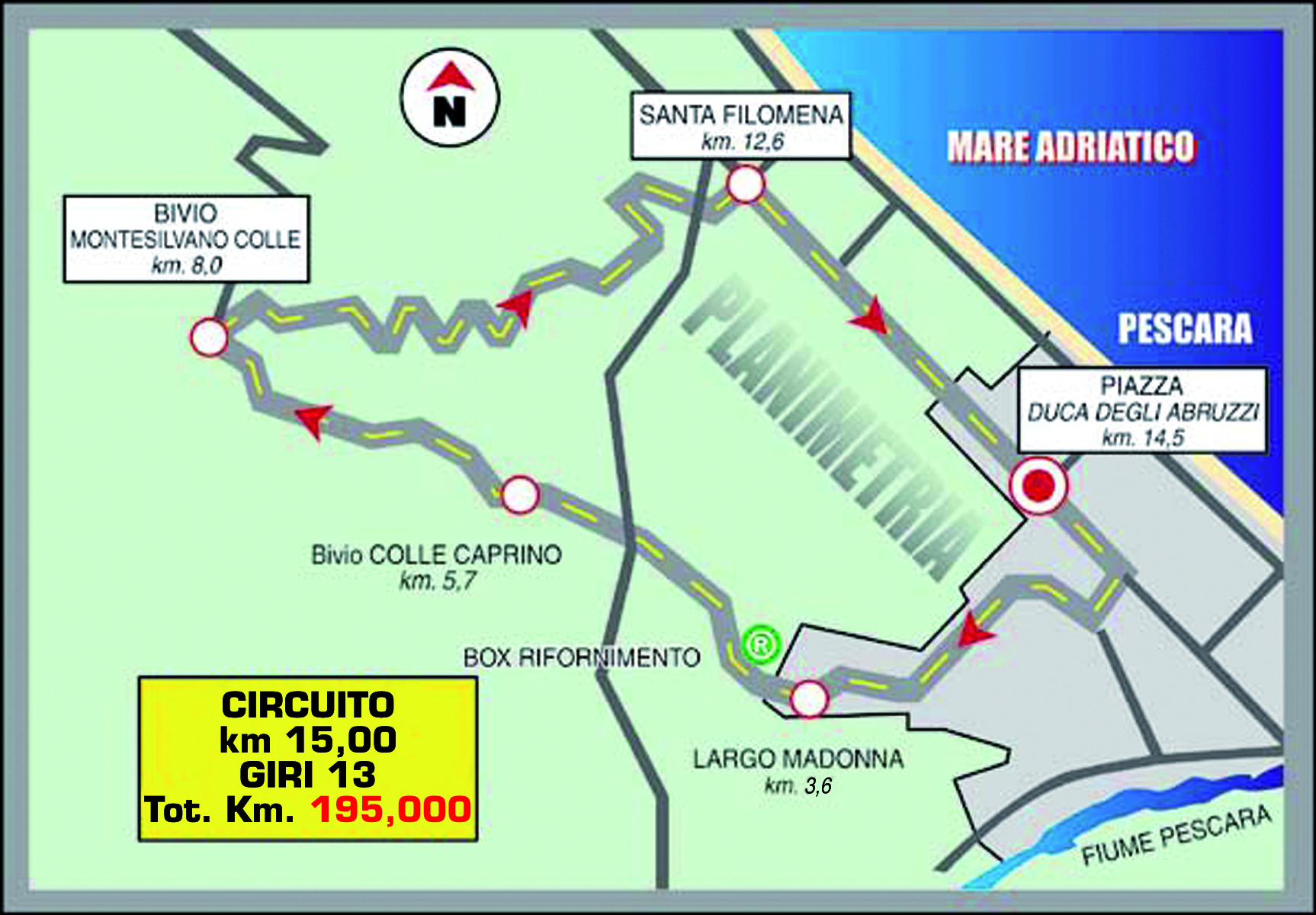 Percorso Trofeo Matteotti