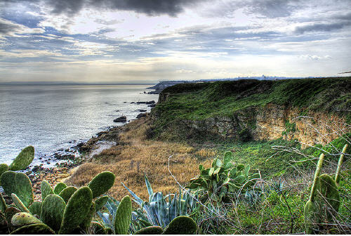 Foto panorama faro punta penna