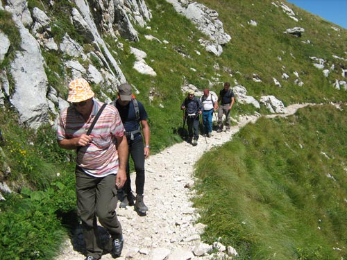 strada per Rifugio Franchetti