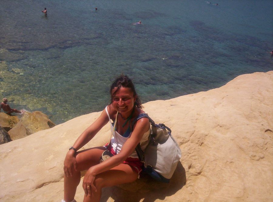 Le grotte viste dalla spiaggia