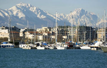 vista montagna dal mare