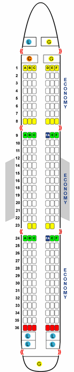 Schema Airbus A321