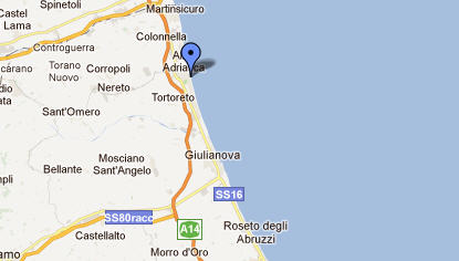 Mappa Alba Adriatica