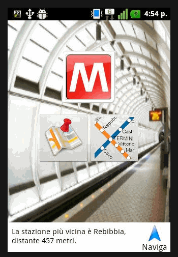 app Metro Roma
