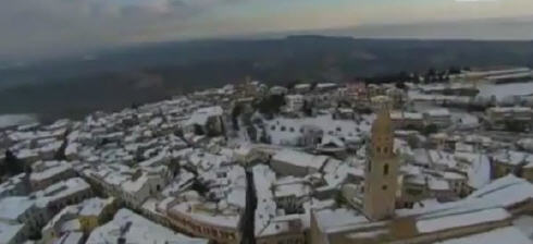 Foto dall'alto di Atri - Abruzzo