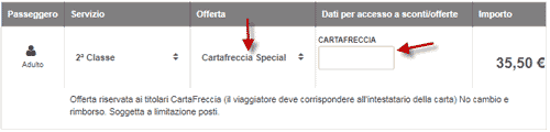 cartafreccia special