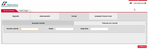 prenota carnet