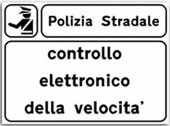 cartello controllo velocita