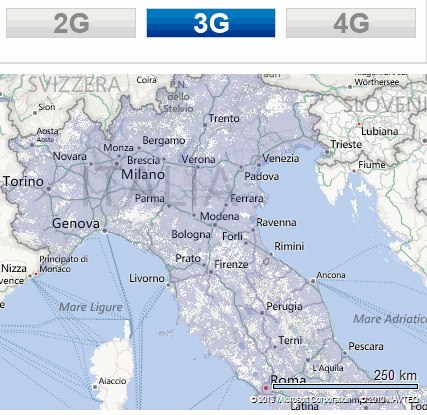 copertura Vodafone