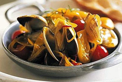 vongole e zafferano