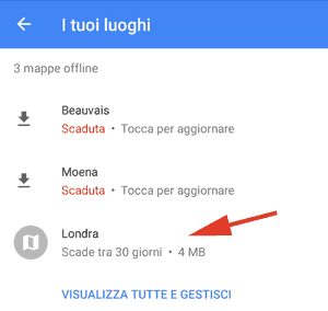 SCARICARE MAPPE OFFLINE GOOGLE MAPS IPAD