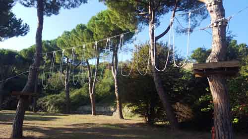 corde parco avventura Pineto