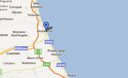 Mappa Giulianova