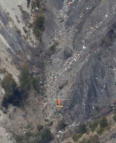 foto incidente aereo Francia