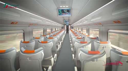 interni classe standard Frecciarossa 1000