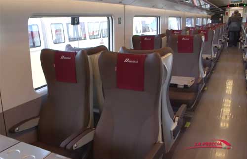 interni classe premium Frecciarossa 1000