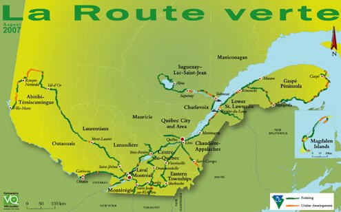 mappa la route verte