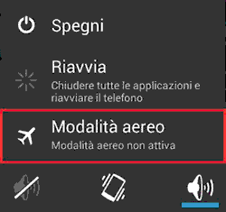 offline mode dallo spegnimento