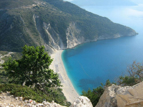 Foto spiaggia di Myrtos