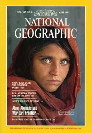 foto ragazza afgana di Steve McCurry