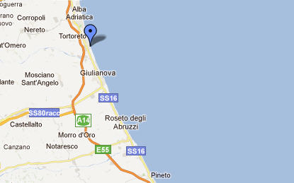 Mappa Tortoreto