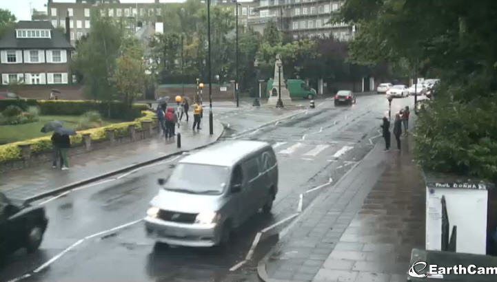 web cam londra crossing road