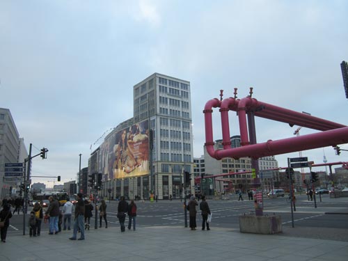 Foto incrocio Berlino piazza Potsdamer