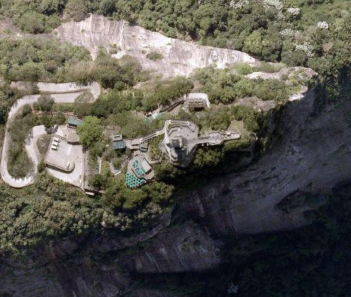 Foto dal satellite Cristo redentore