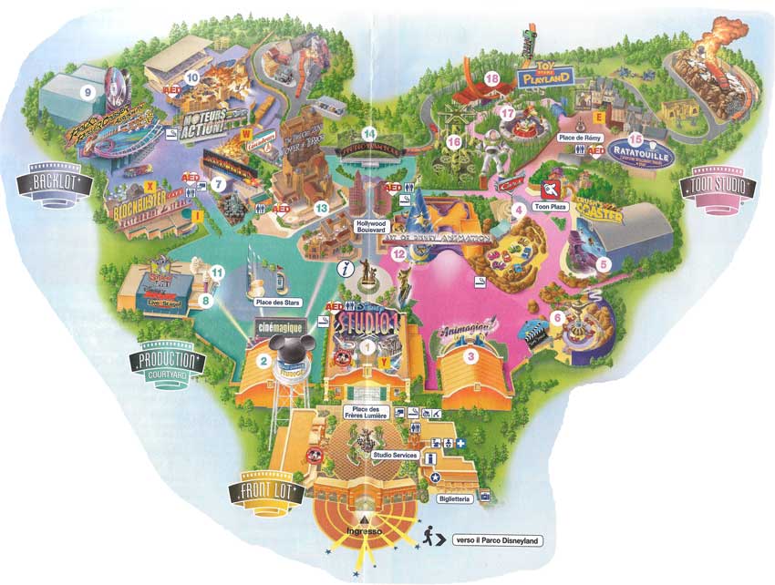 mappa studios eurodisney