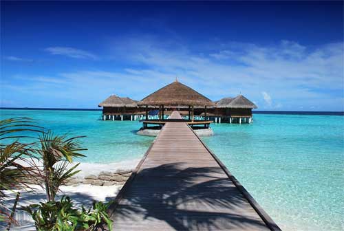 foto spiaggia resort Maldive