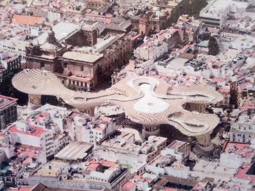 Foto Metropol Parasol dall'alto