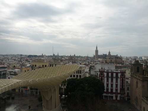 Foto panoramica dal Parasol