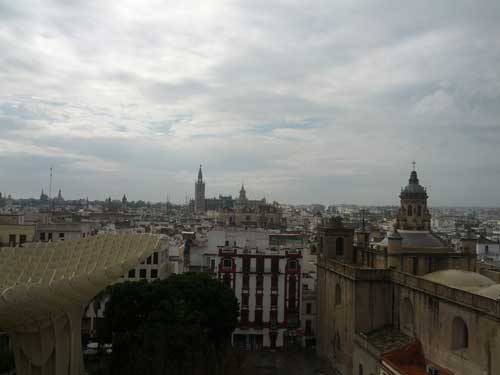 Foto di Siviglia dal Metrepol