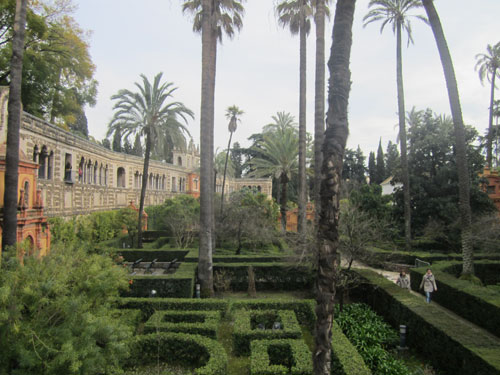 Foto labirinti e palme giardini di Real Alcazar