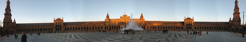 Foto panoramica Plaza de Espana